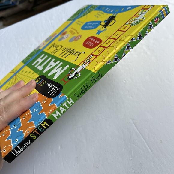 Usborne STEM Math Scribble Book By Alice James Eddie Reynolds Darran Stobbart - Picture 10 of 10